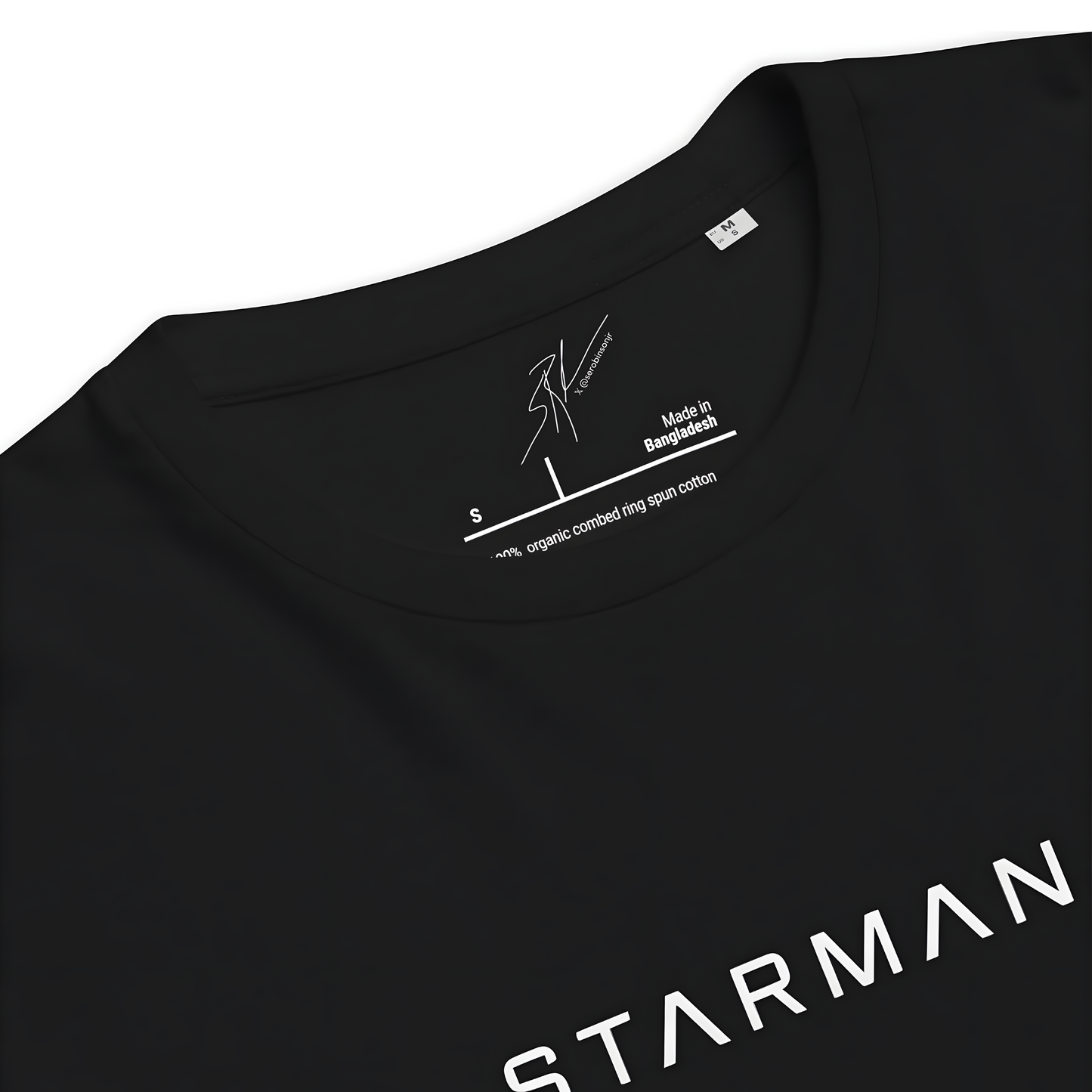 STARMAN UNISEX ORGANIC COTTON T-SHIRT