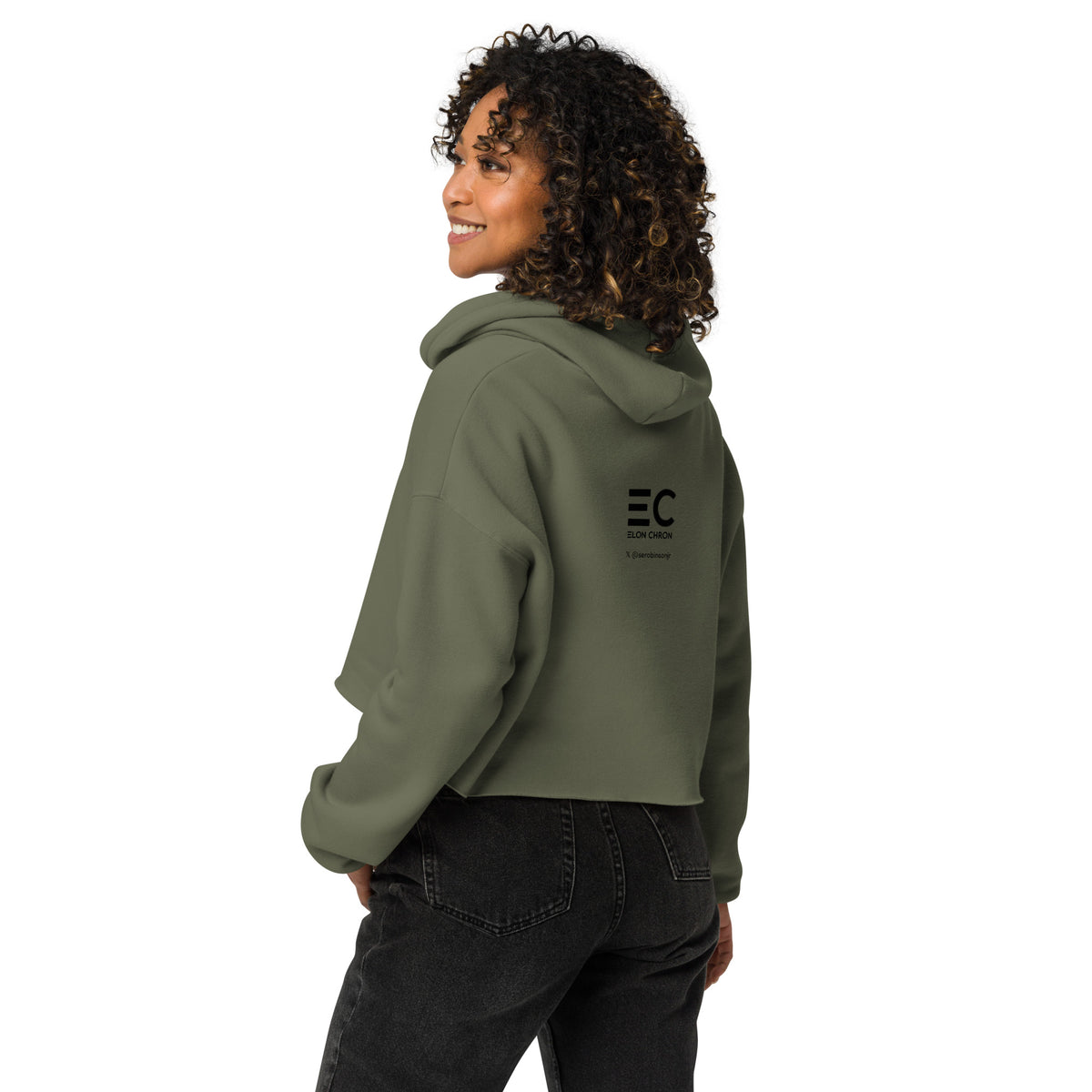 STARBASE WOMENS CROP HOODIE