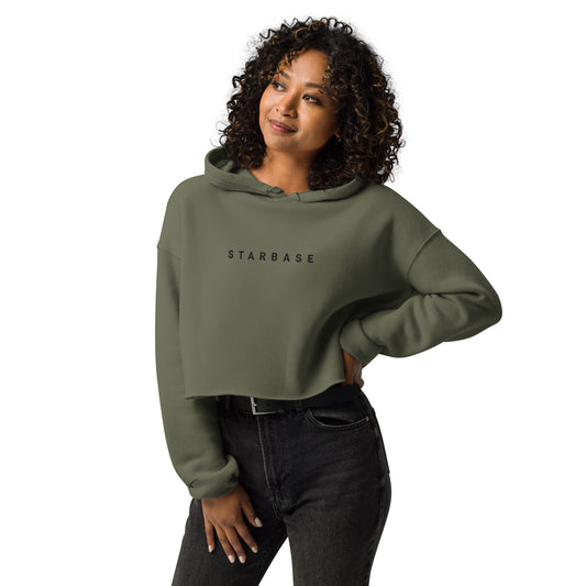 STARBASE WOMENS CROP HOODIE