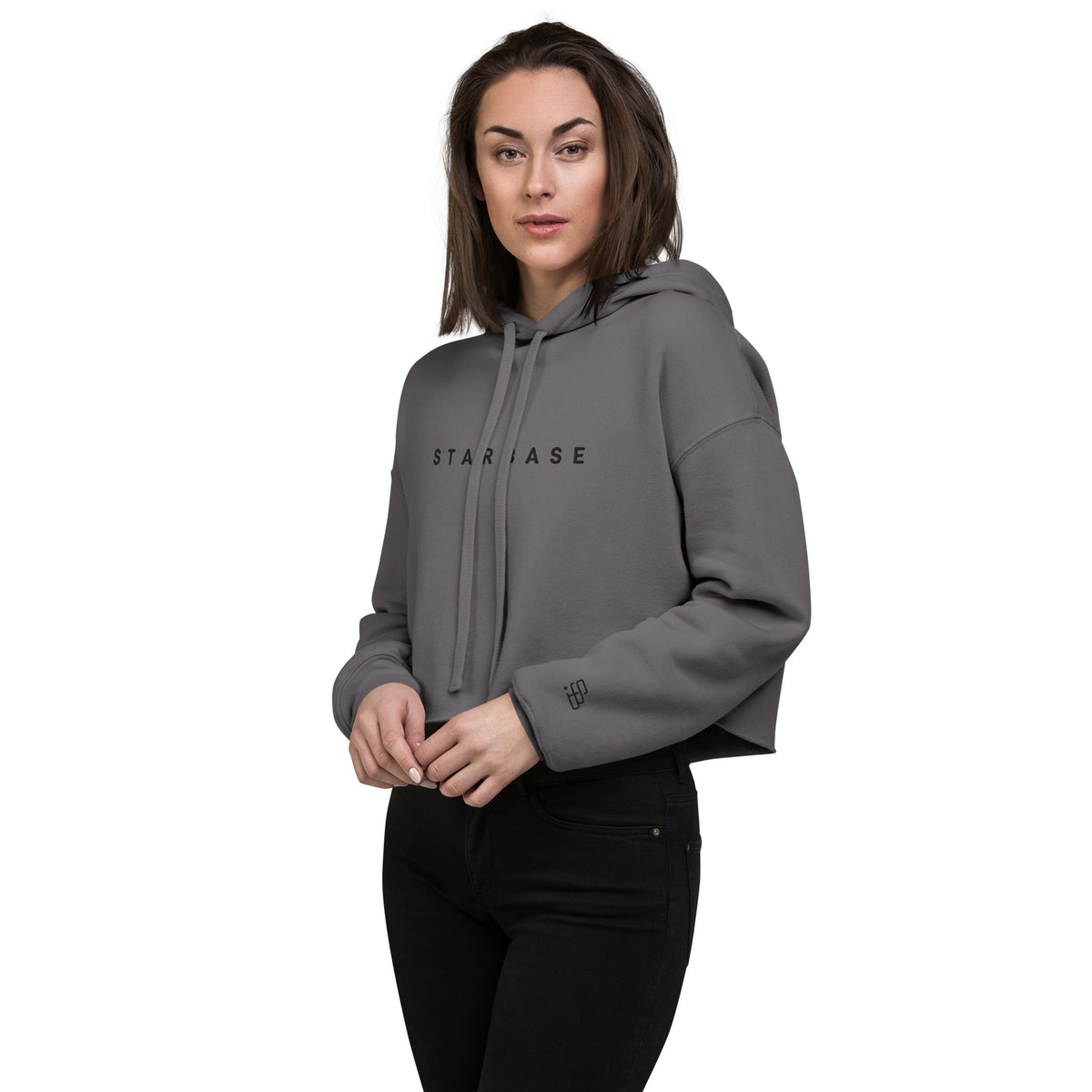STARBASE WOMENS CROP HOODIE